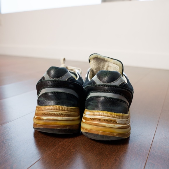 GOLDEN GOOSE Golden Goose Black Dad-Star Sneakers, 39 / 8.5 GGDB - Picture 10 of 13